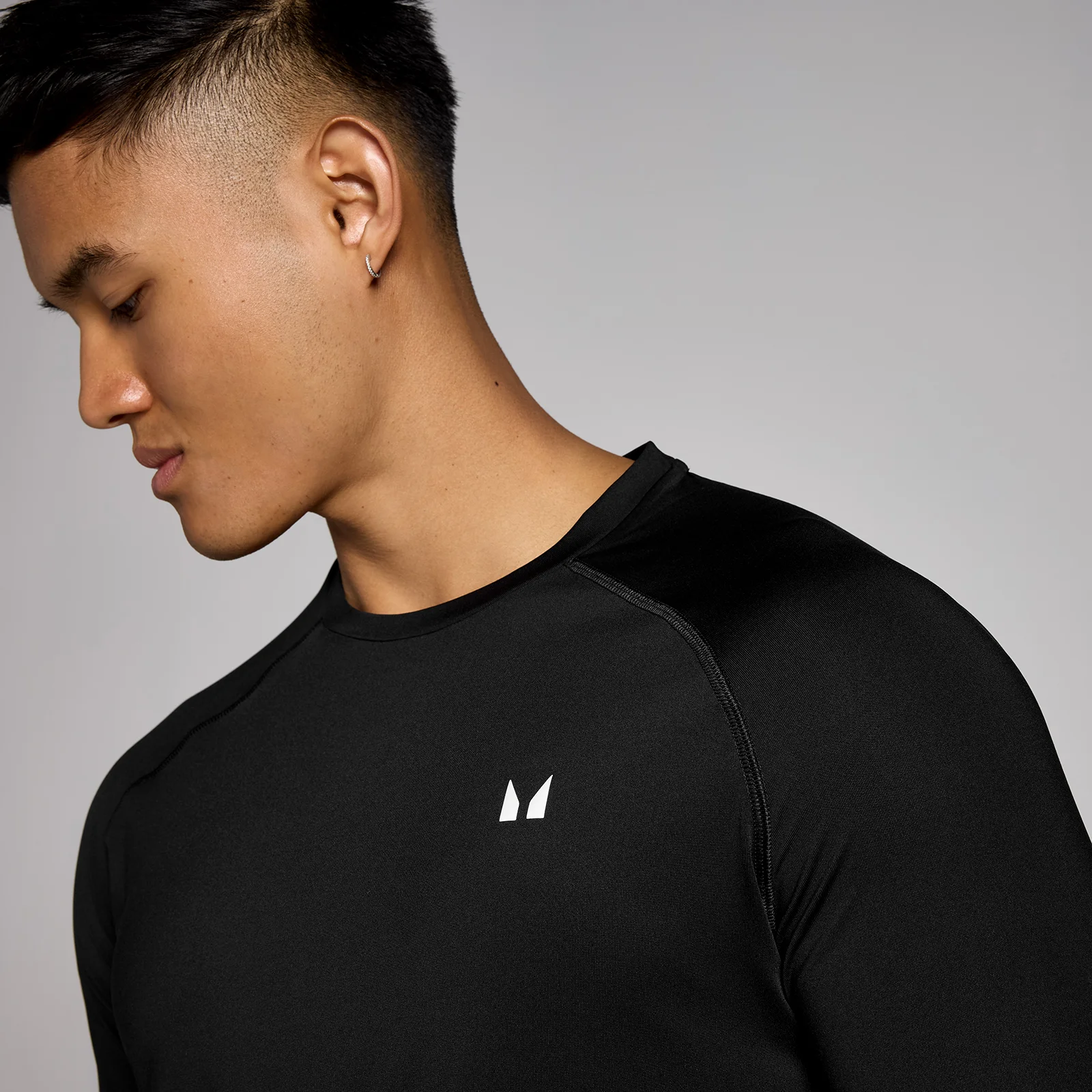 MP Men's Training Long Sleeve T-Shirt - Black - XXS Image 4