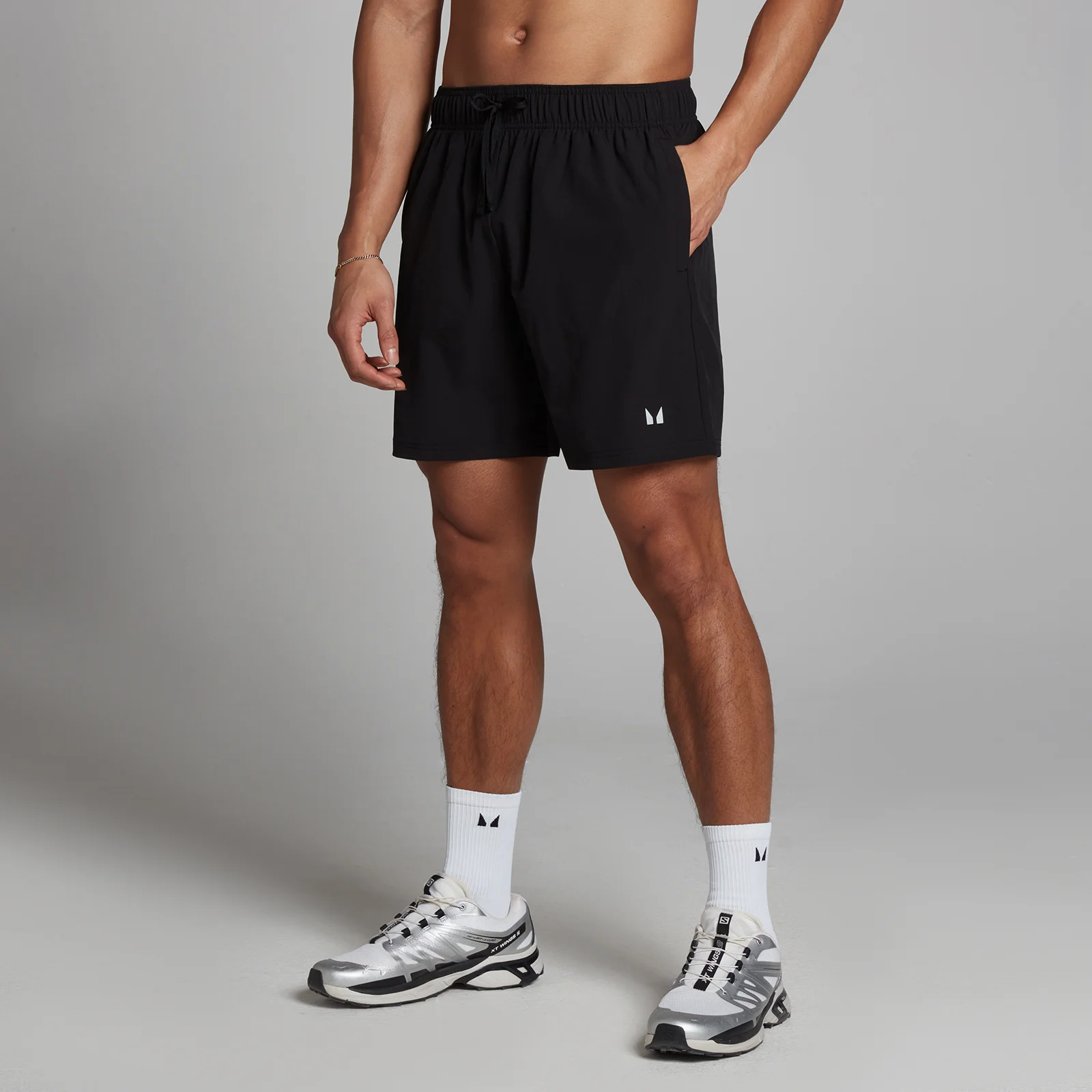 MP Men's Woven Training 7" Shorts - Black - XXS Image 1