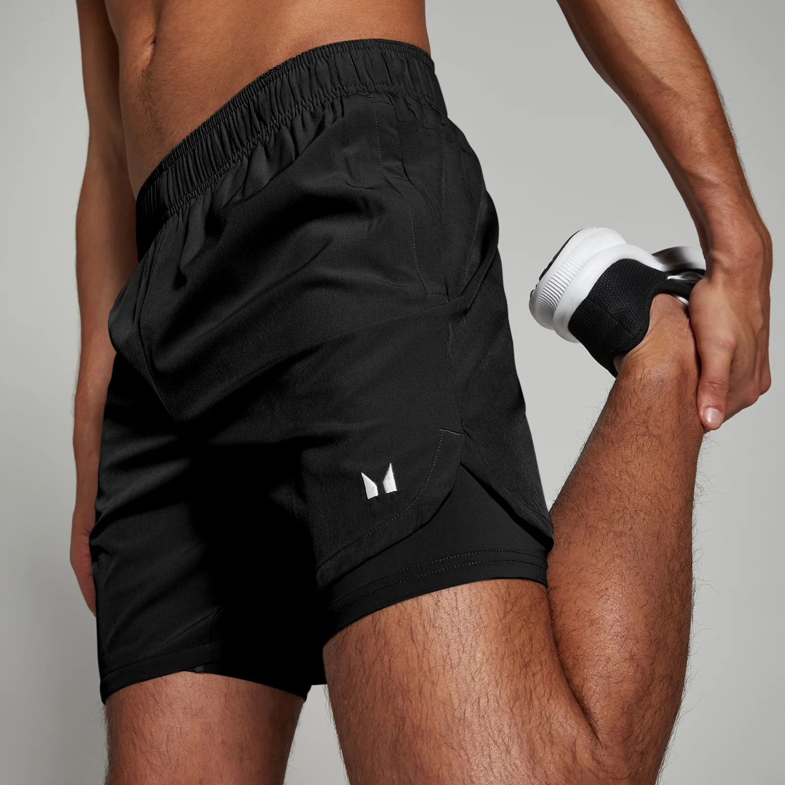 MP Men's 2-in-1 7" Training Shorts - Black - XXS Image 4