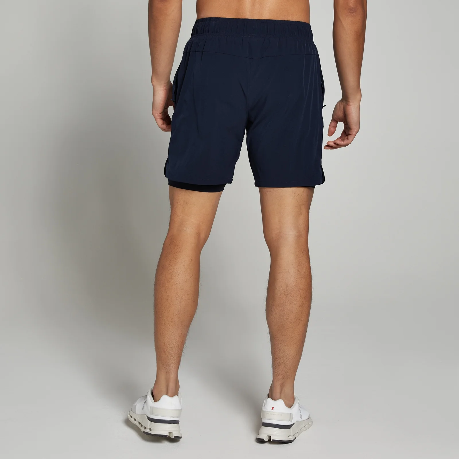 MP Men's 2-in-1 7" Training Shorts - Navy - XXS Image 2