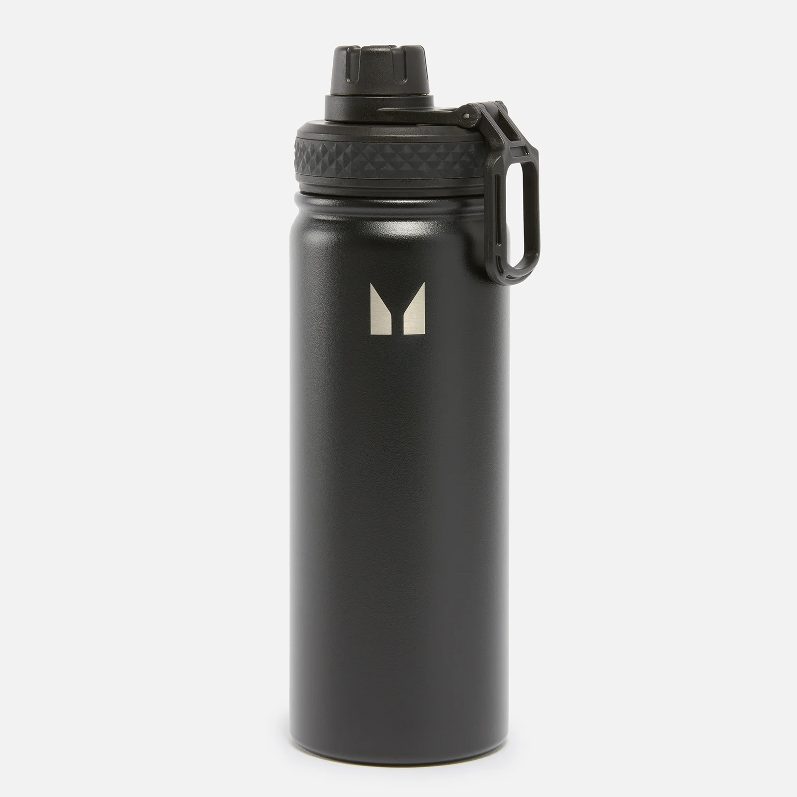 Medium Metal Water Bottle - Black Image 1