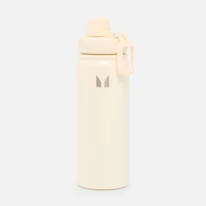 Medium Metal Water Bottle - Natural Cream - undefined undefined