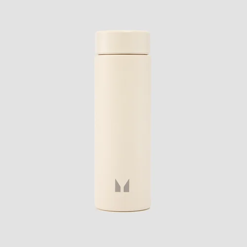 Myprotein Large Recycled Metal Water Bottle - Natural Cream