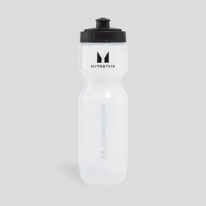 Myprotein Sports Water Bottle - Clear/Black - undefined undefined