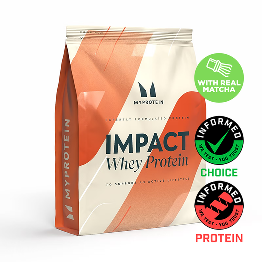 Impact Whey Protein Powder - 2.5KG - 83servings - Matcha latte - original