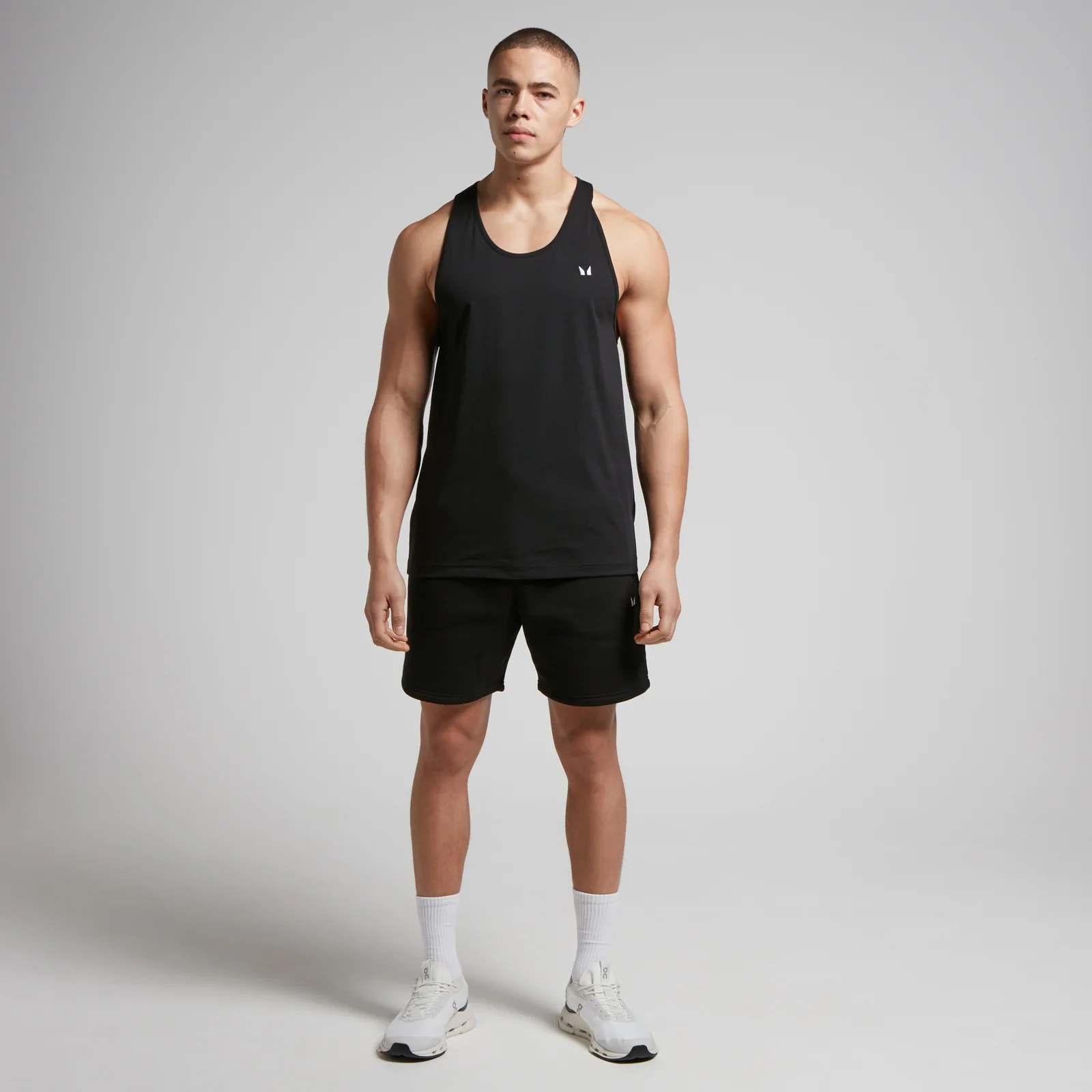 MP Men's Cotton Vest - Black - XXS Image 3