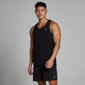 MP Men's Cotton Vest - Black - Size XXS