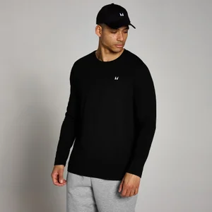 MP Men's Rest Day Long Sleeve Top - Black - Size M