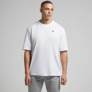 MP Men's Rest Day Oversized T-Shirt - White - Size XXS