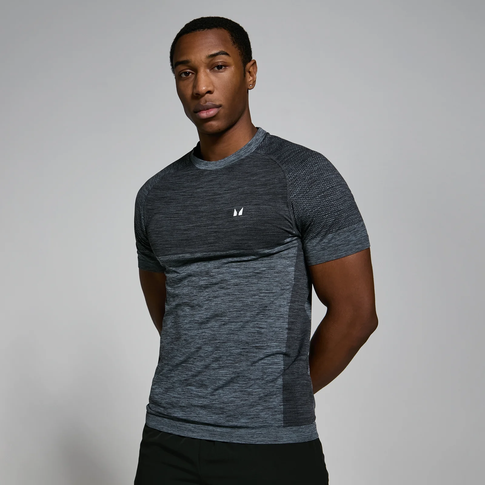 MP Men's Seamless Short Sleeve T-Shirt - Chalk - XS Image 1