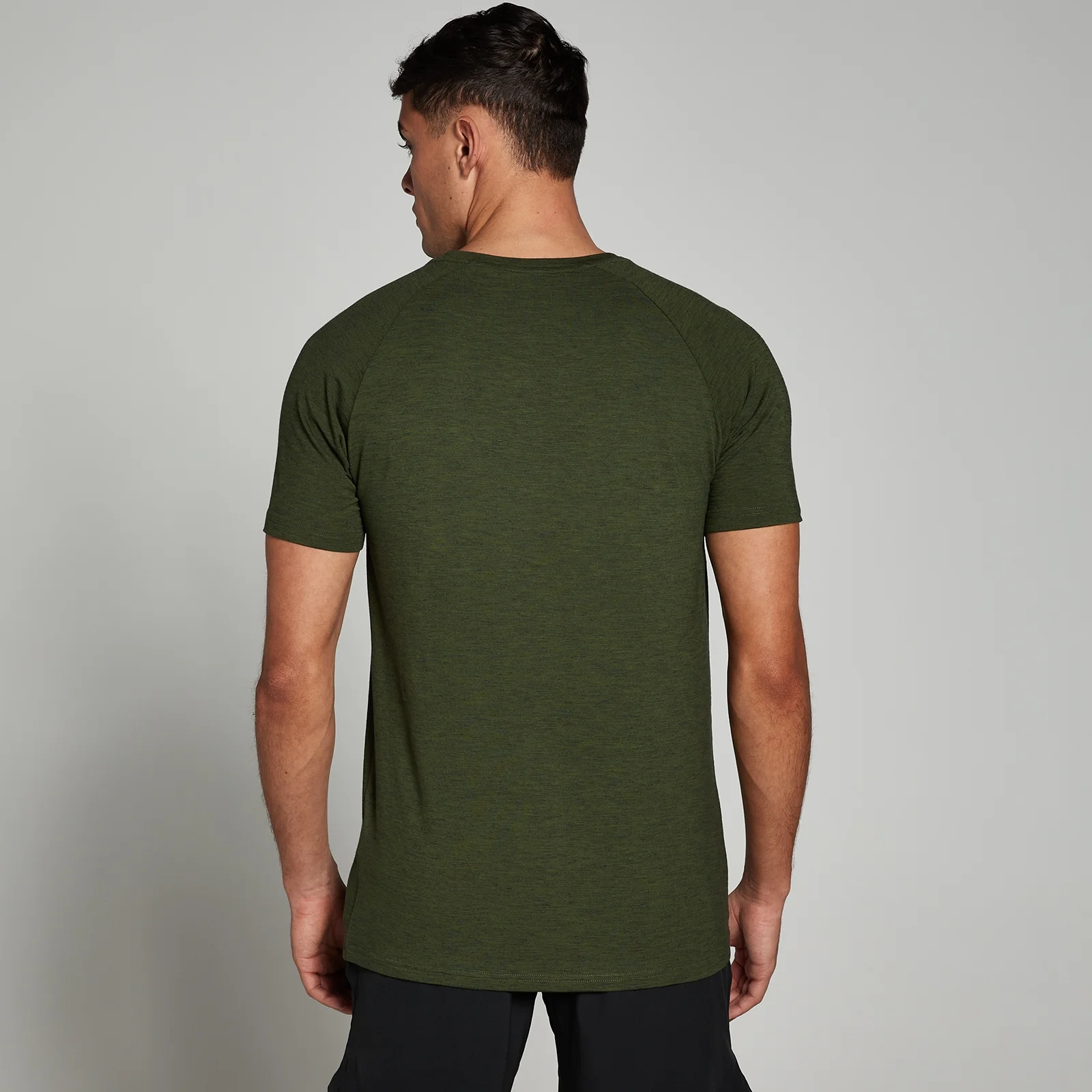 MP Men's Performance Short Sleeve T-Shirt - Army Green Marl - XS Image 2