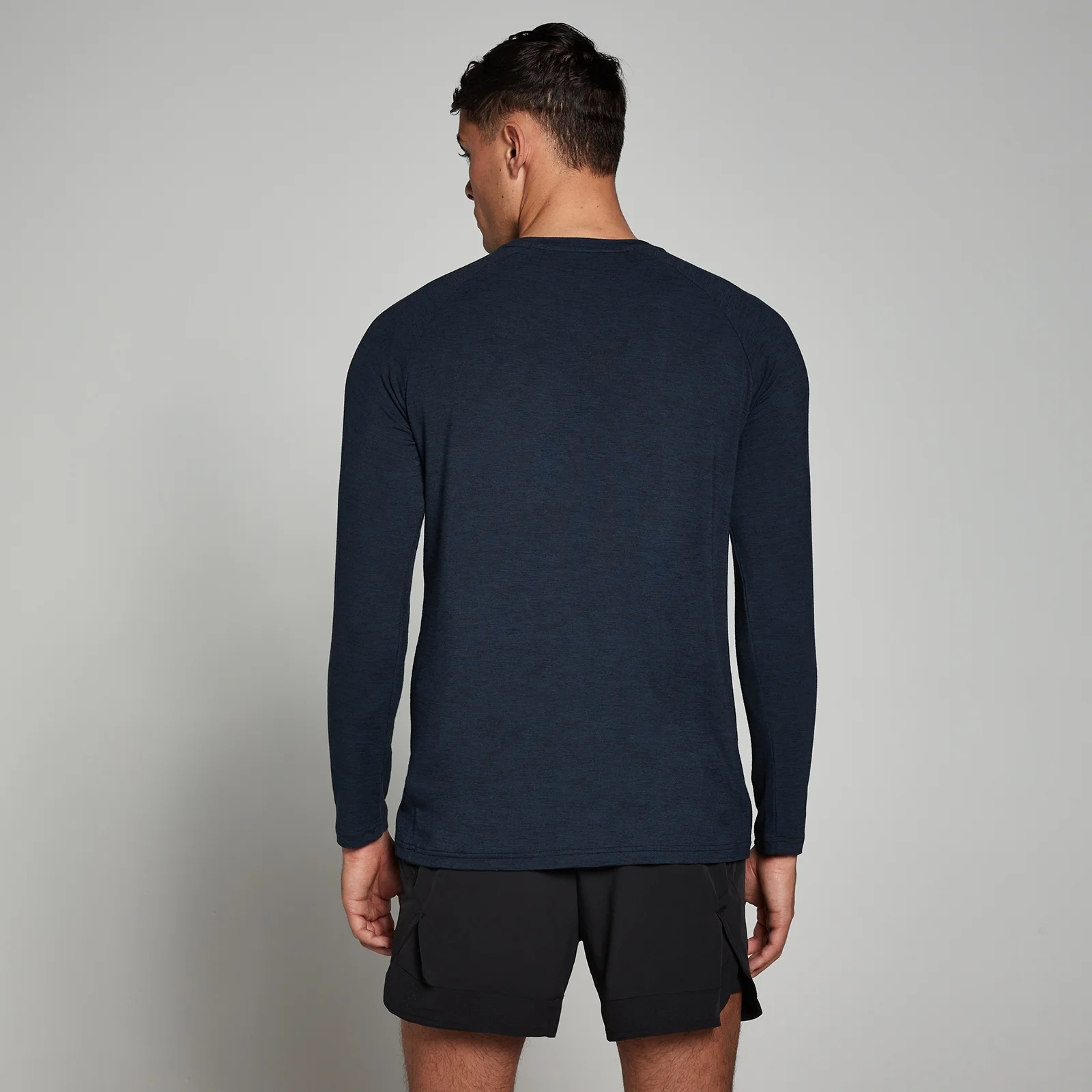 MP Men's Performance Long Sleeve Top - Navy Marl - S Image 2