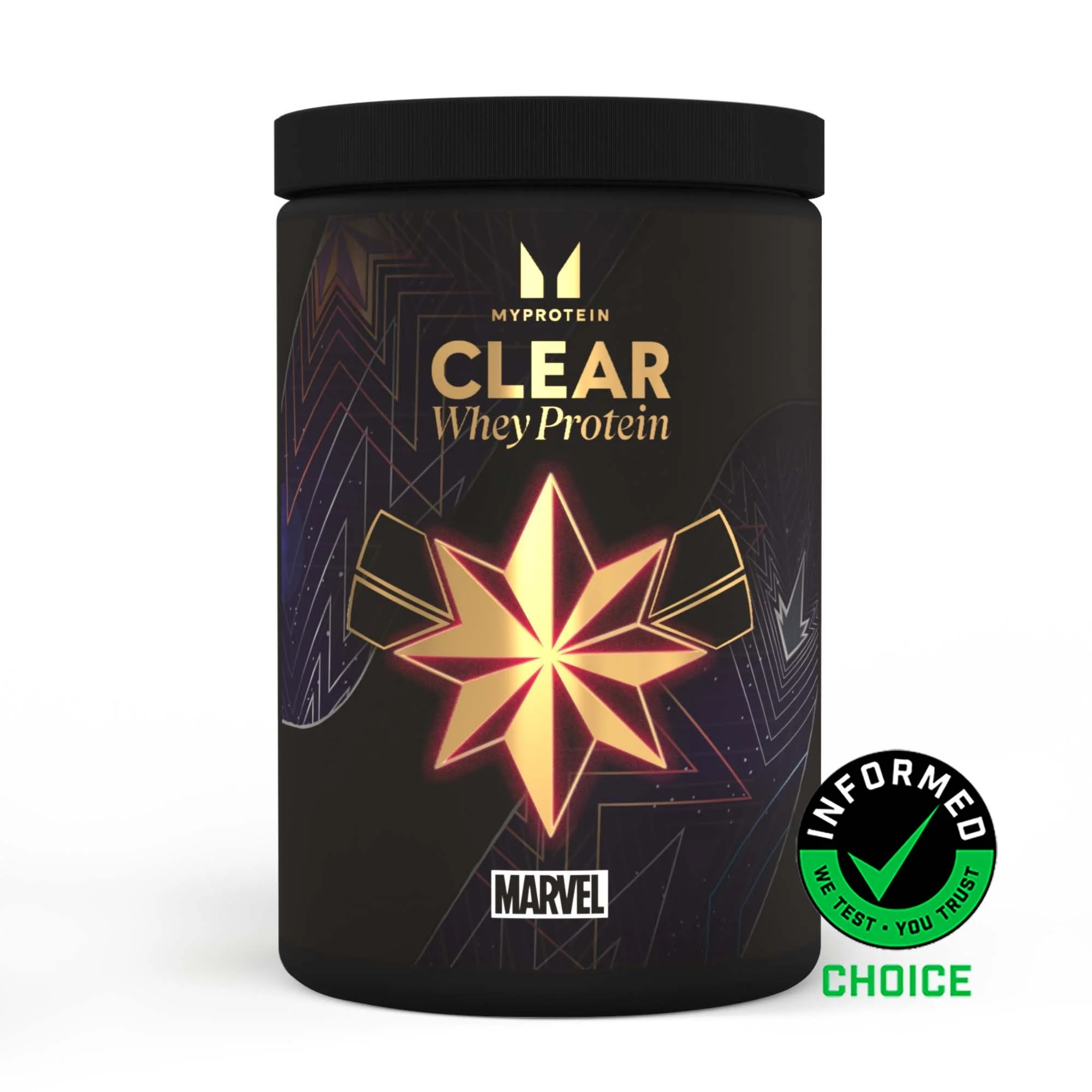 Clear Whey Protein Powder (MARVEL Captain Marvel - Orange, Mango & Tropical)