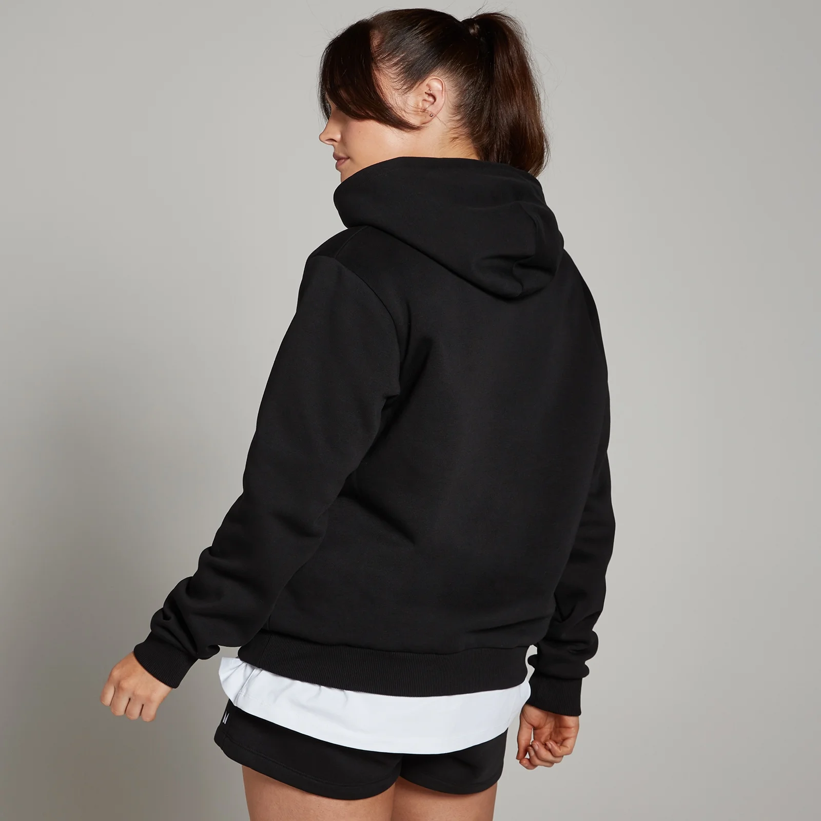 MP Women's Basics Regular Fit Hoodie - Black - XXS Image 2