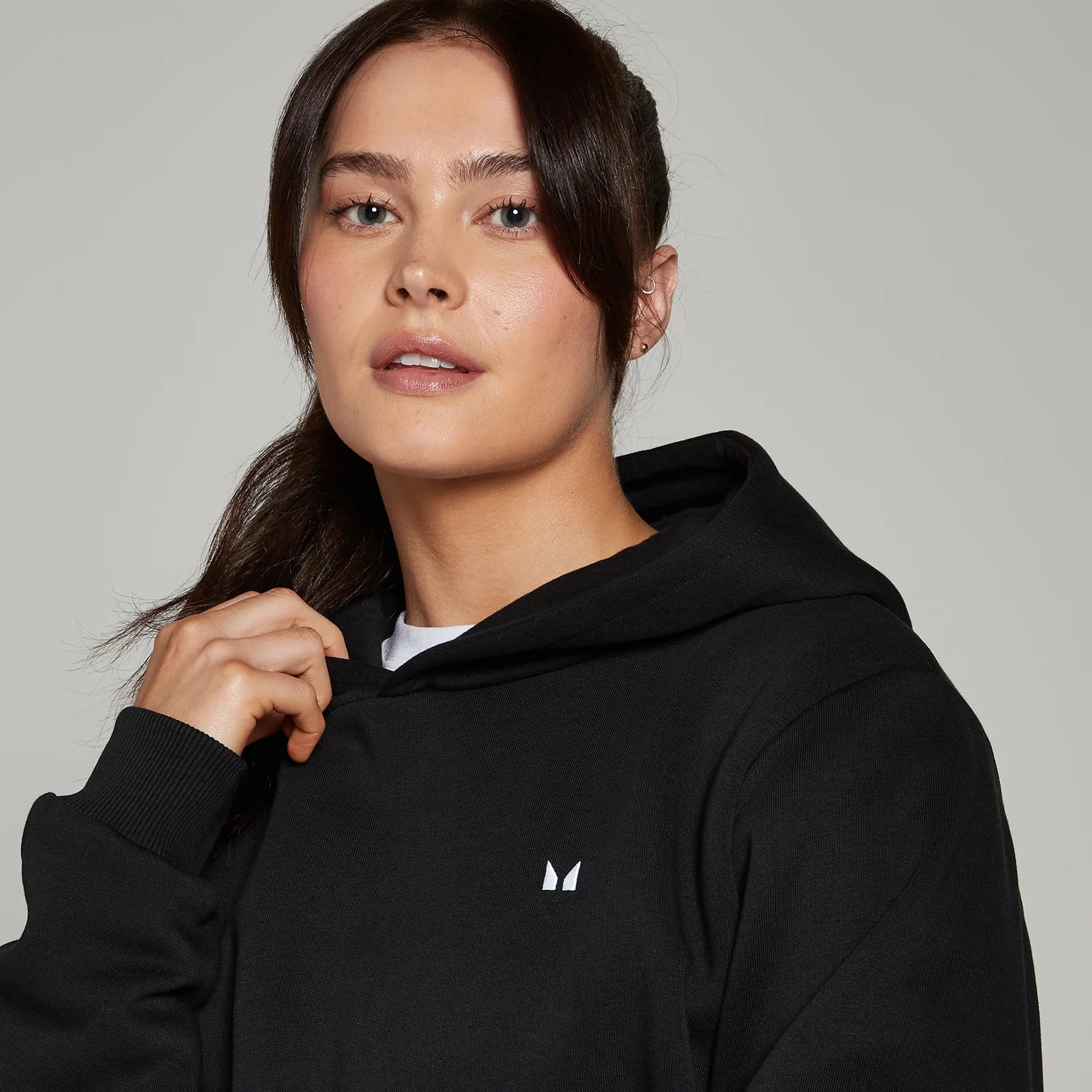 MP Women's Basics Regular Fit Hoodie - Black - XXS Image 4