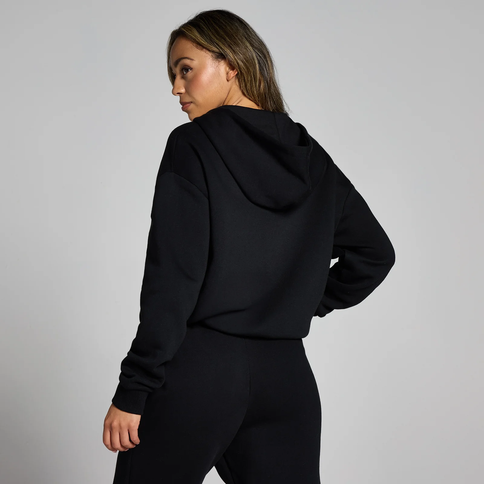 MP Women's Basics Zip Through Hoodie - Black - XXS Image 2