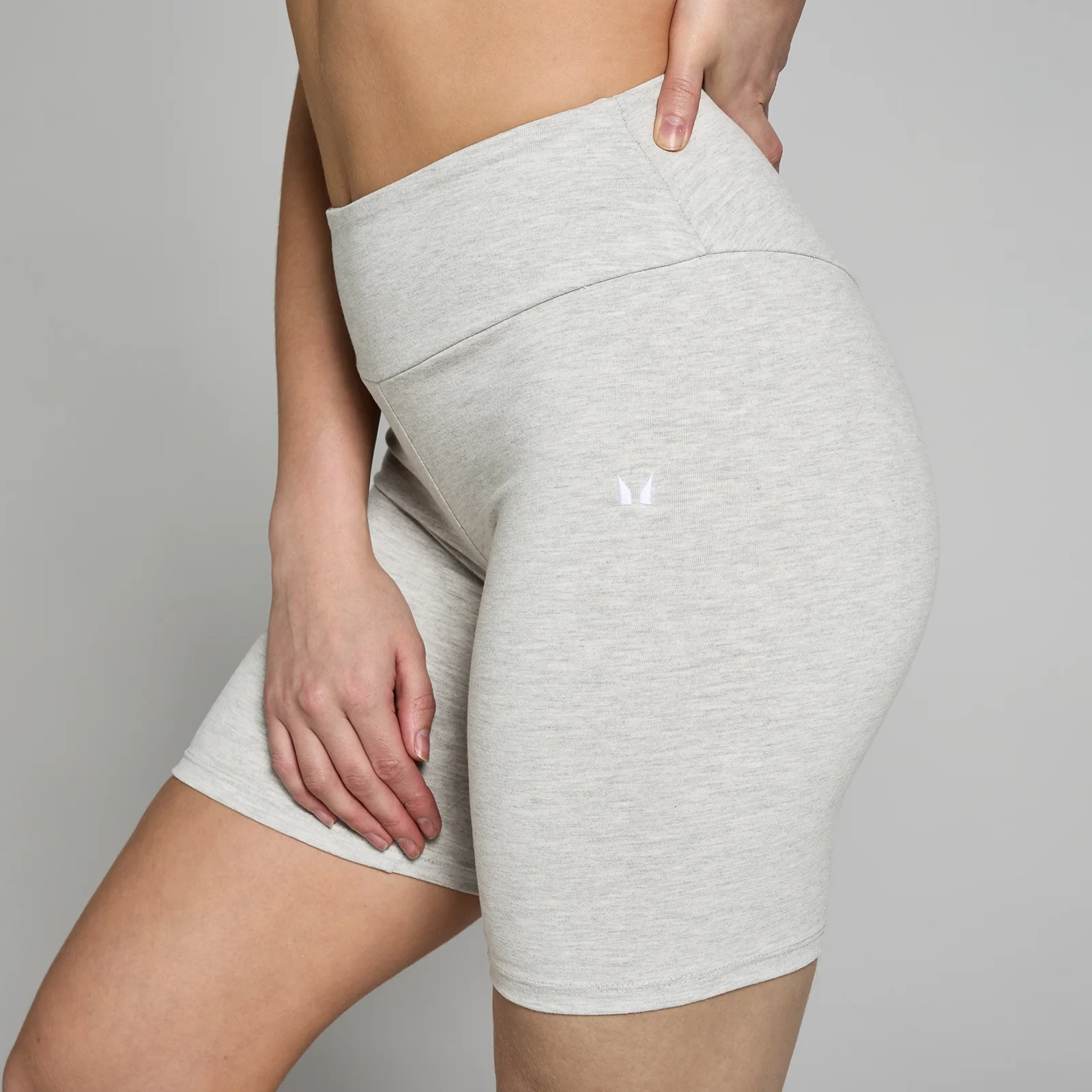 MP Women's Basics Cycling Shorts - Light Grey Marl - XXS Image 4