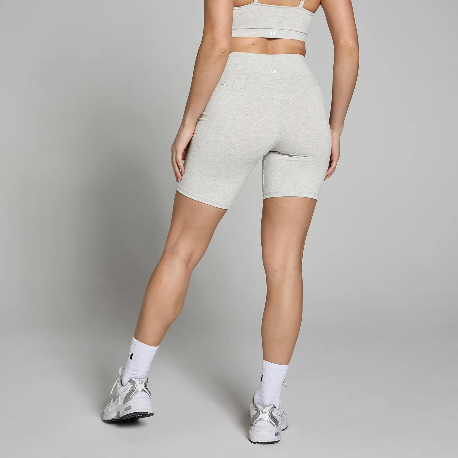 MP Women's Basics Cycling Shorts - Light Grey Marl - XXS Image 2