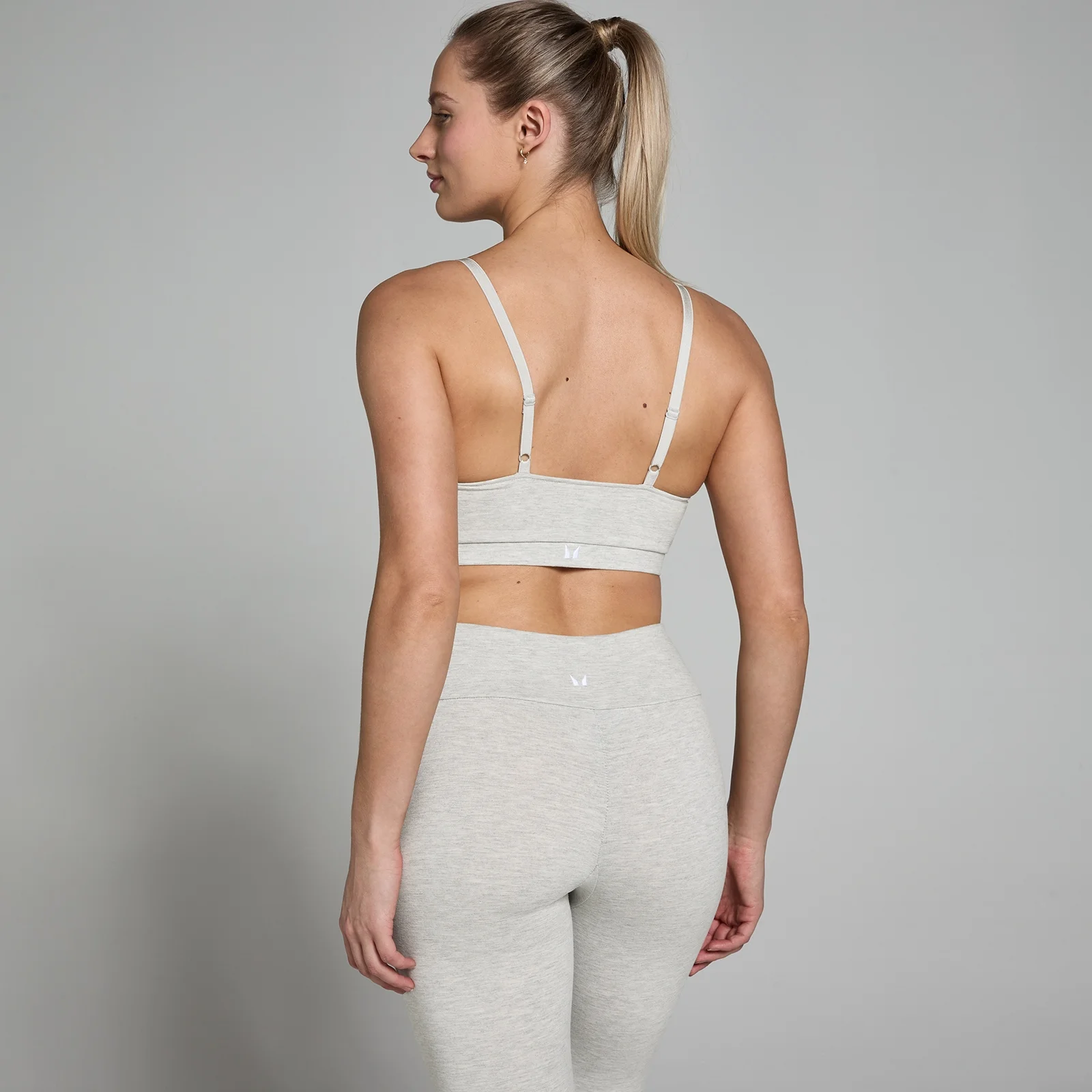 MP Women's Basics Bra - Light Grey Marl - XXS Image 2