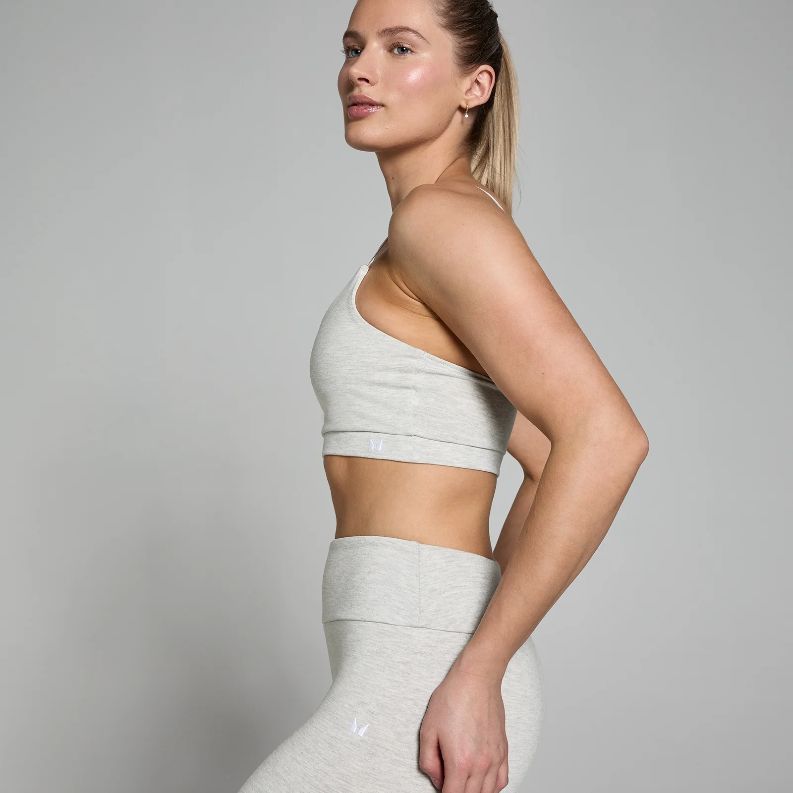 MP Women's Basics Bra - Light Grey Marl - XXS Image 4