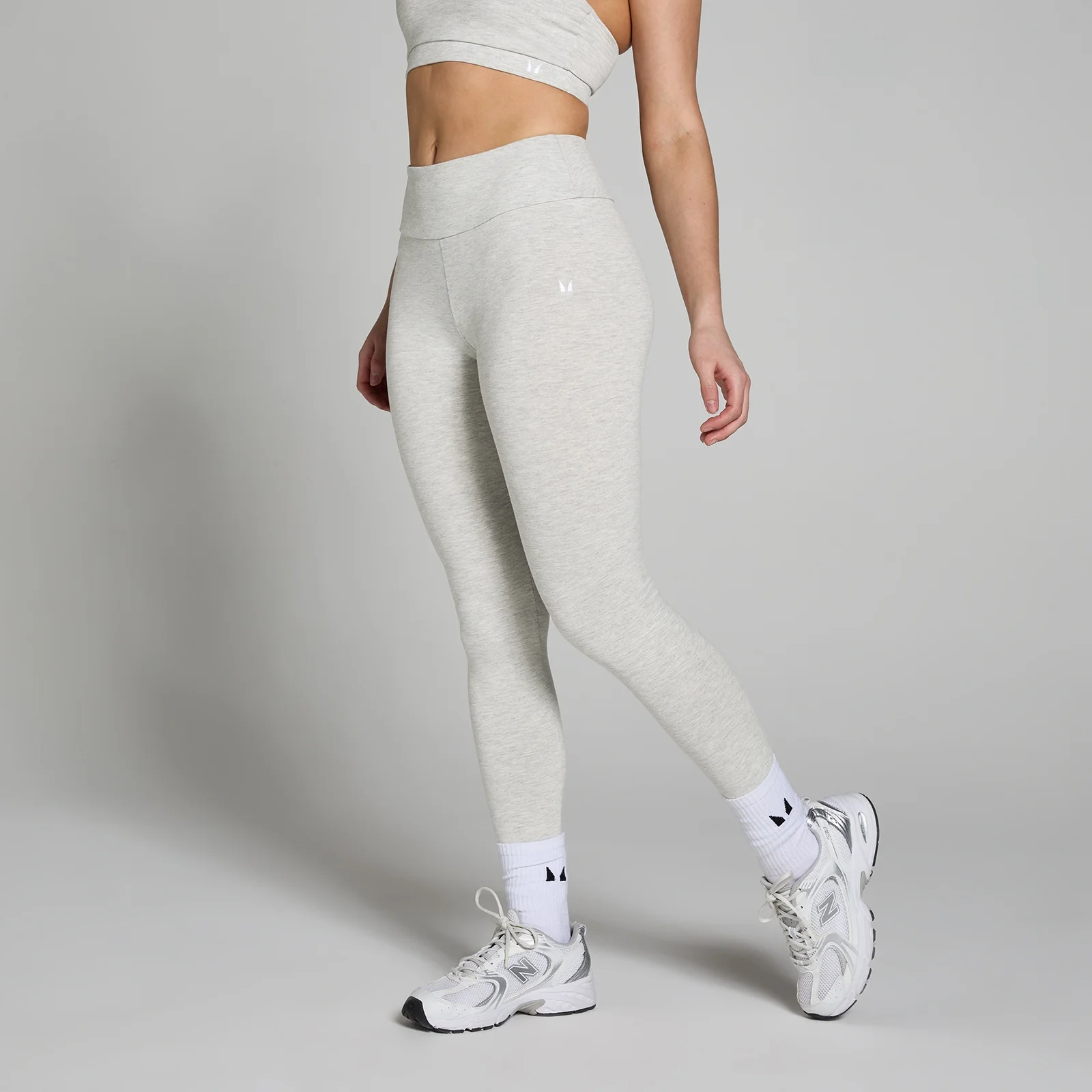 MP Women's Basics Leggings - Light Grey Marl - XL Image 1