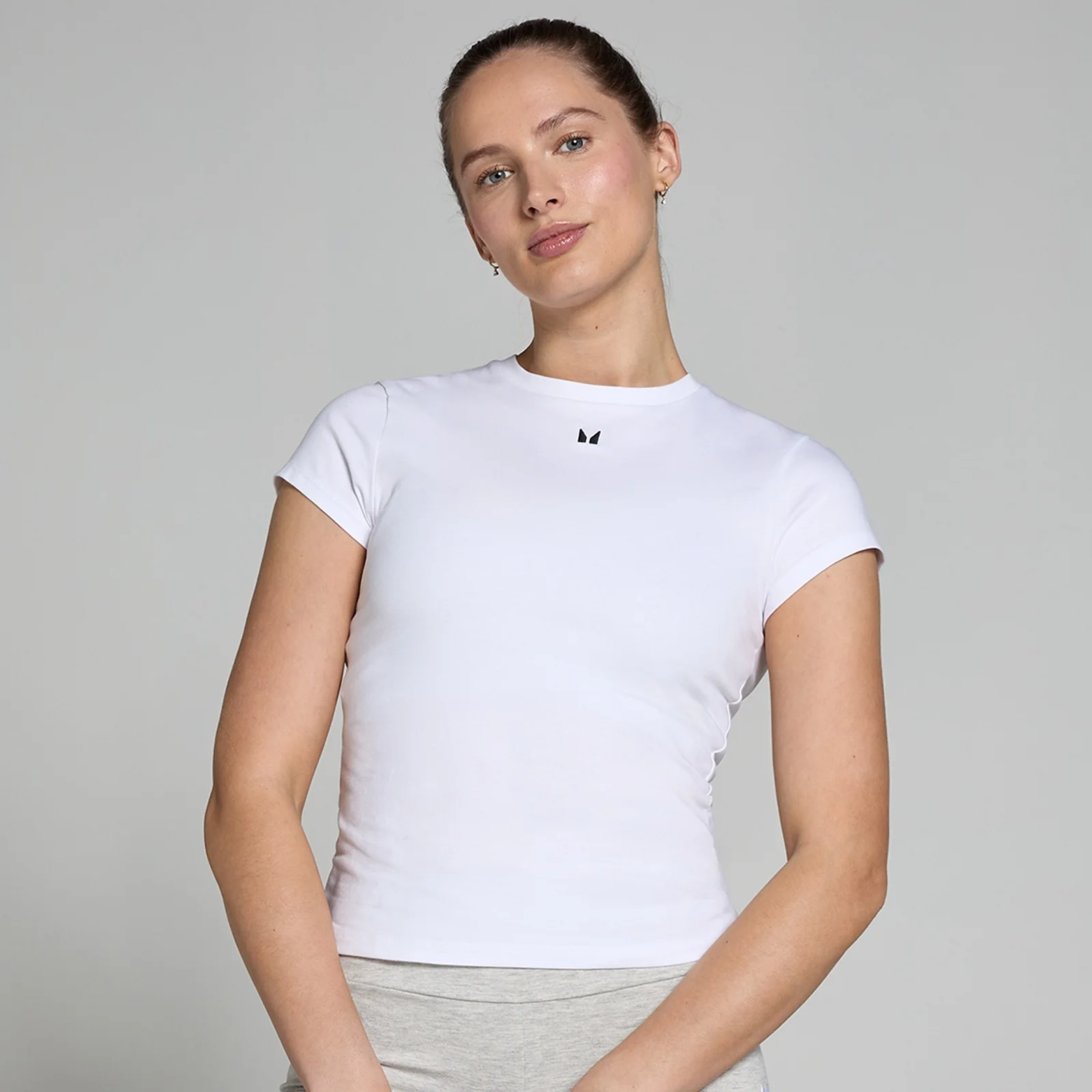 MP Women's Basics Body Fit Short Sleeve T-Shirt - White - XXS Image 1