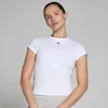 MP Women's Basics Body Fit Short Sleeve T-Shirt - White