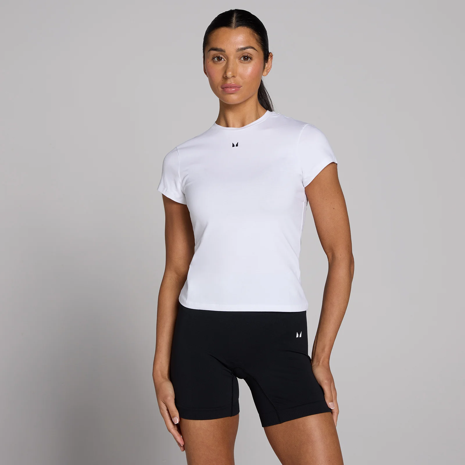 MP Women's Basics Body Fit Short Sleeve T-Shirt - White - XXS Image 1