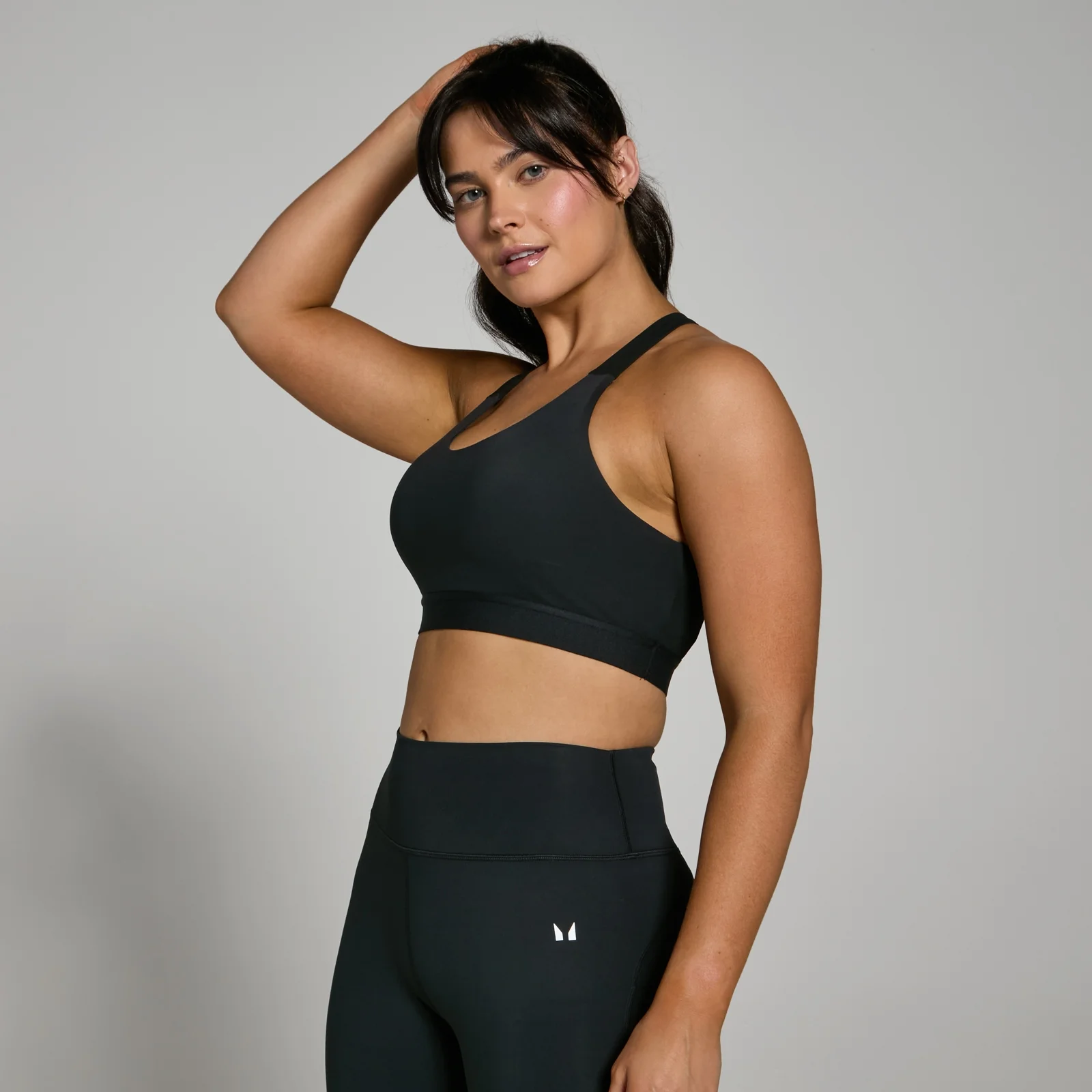 MP Women's Power Cross Back Sports Bra - Black - XXS Image 2