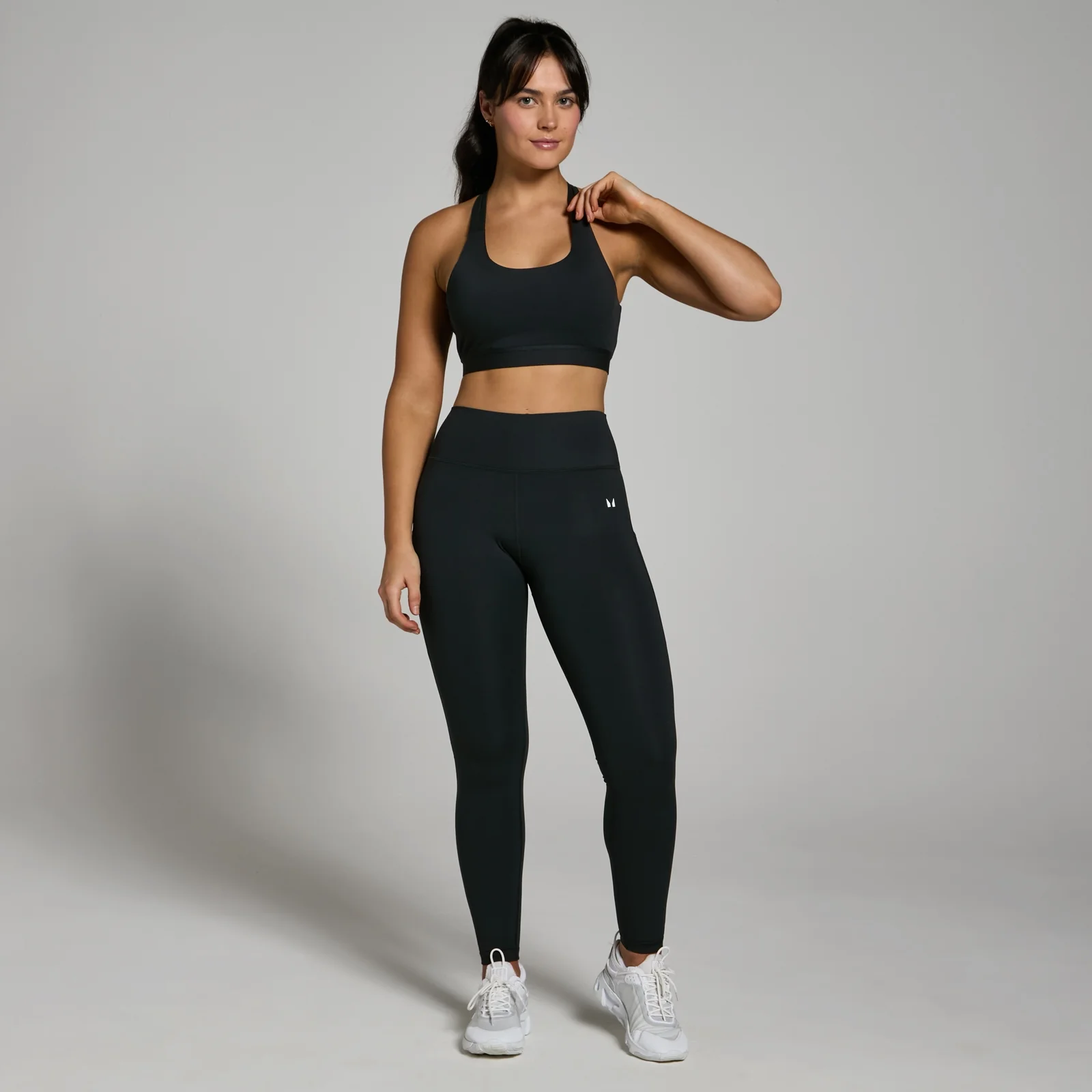 MP Women's Power Cross Back Sports Bra - Black - XXS Image 3