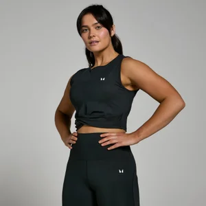 MP Women's Power Crop Vest - Black - Size XS