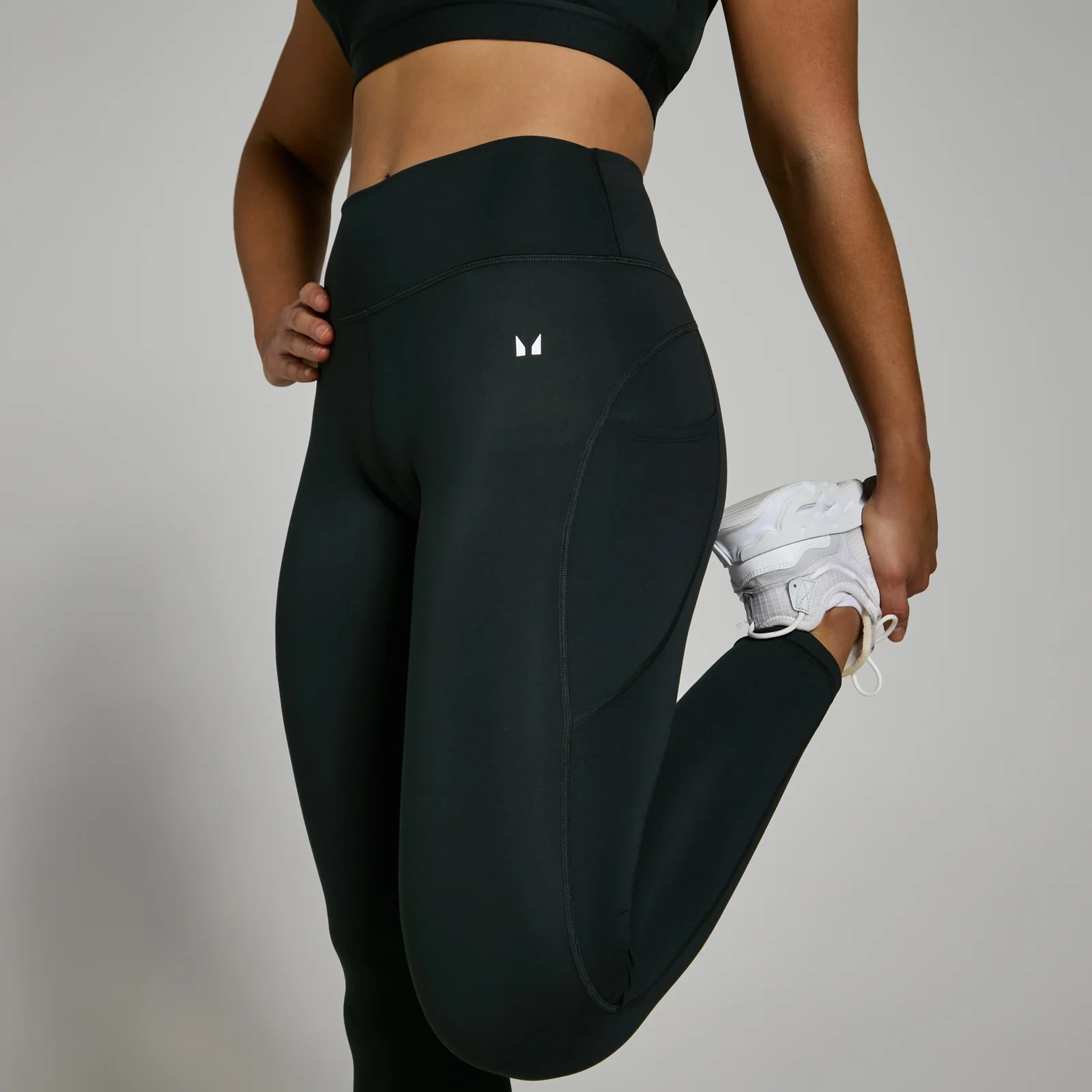 MP Women's Power Mid Rise Leggings - Black - XS Image 5