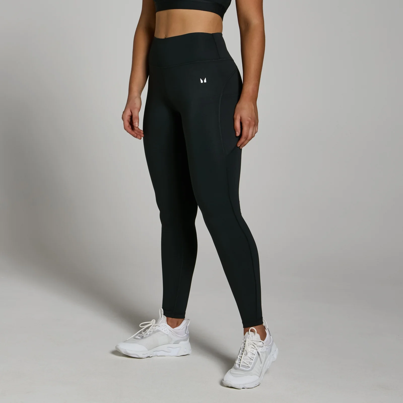 MP Women's Power Mid Rise Leggings - Black - XS Image 1
