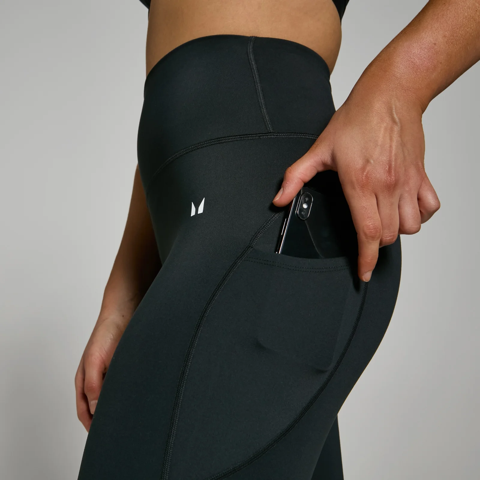 MP Women's Power High Rise Leggings - Black - XXS Image 4