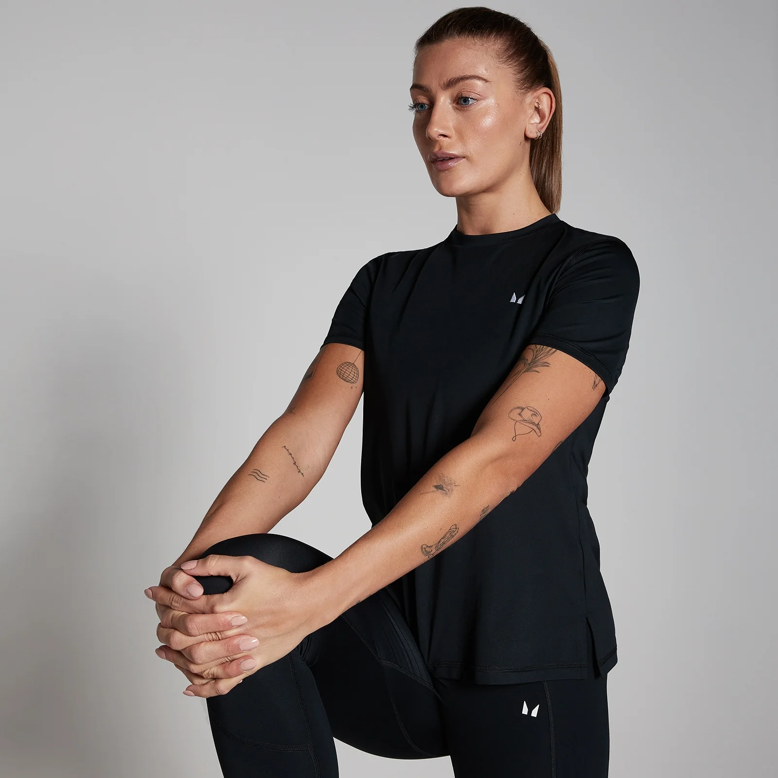 MP Women's Training Short Sleeve T-Shirt - Black - XXS Image 4