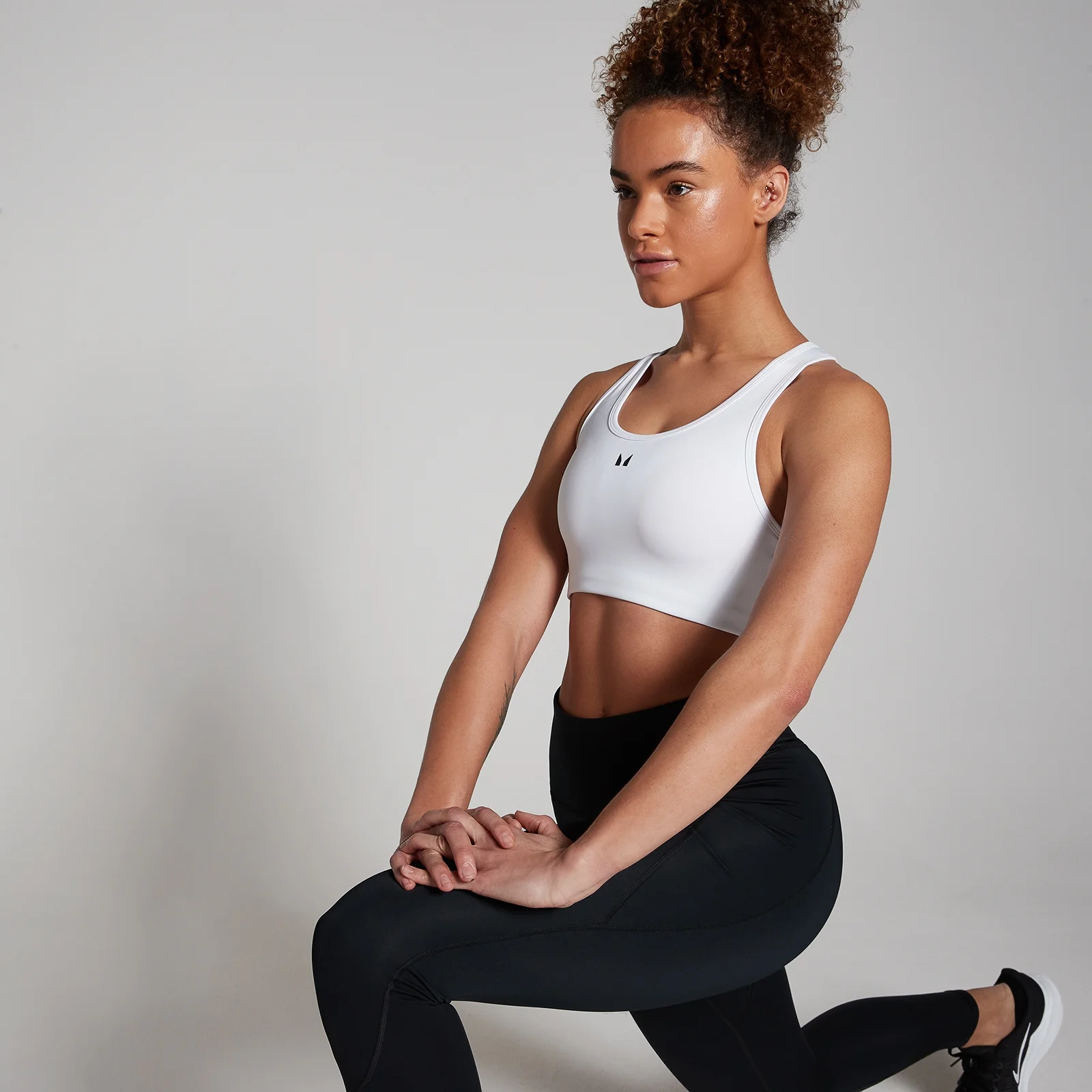 MP Women's Training Racerback Sports Bra - White - XXS Image 4