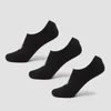 MP Unisex Invisible Socks (3 Pack) - Black