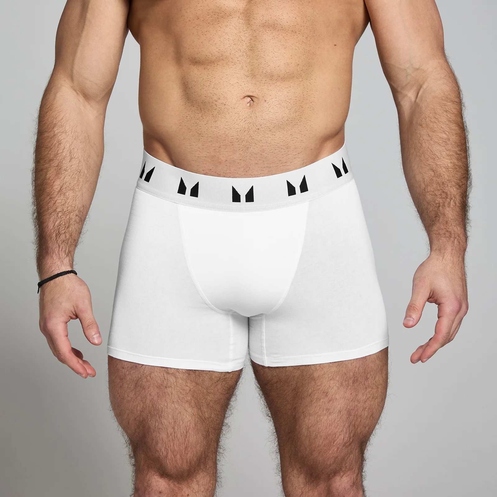 MP Men's Cotton Boxers - White (3 Pack) - XXS Image 2