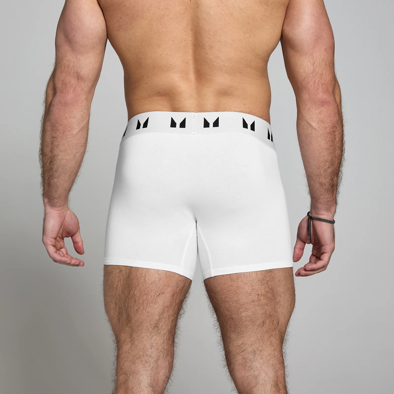 MP Men's Cotton Boxers - White (3 Pack) - XXS Image 3