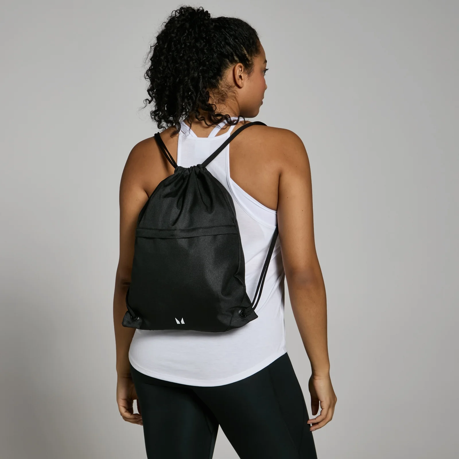 MP Drawstring Bag - Black Image 2