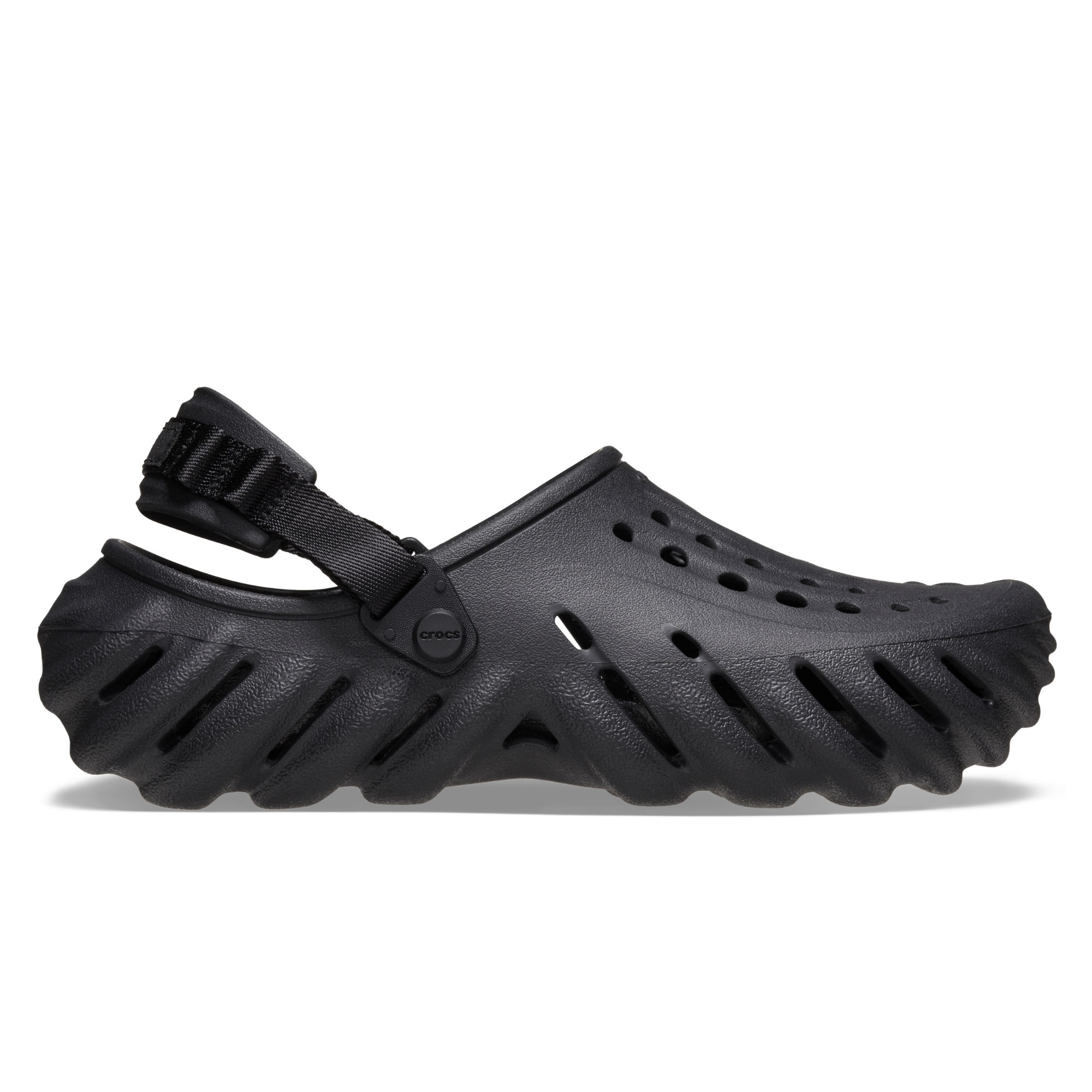 Crocs Unisex Echo Clog - Black - M4W5 Image 1