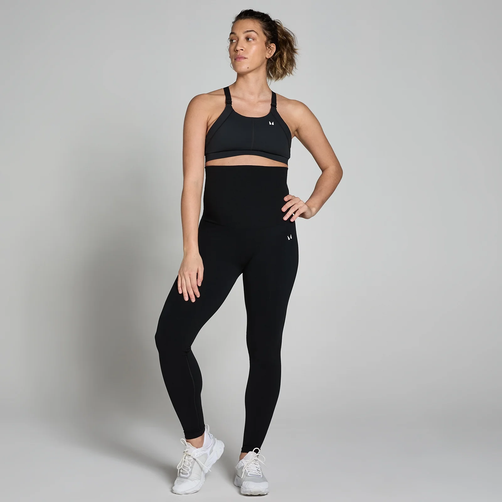 MP Women's Maternity Post Natal Leggings - Black - XS Image 3