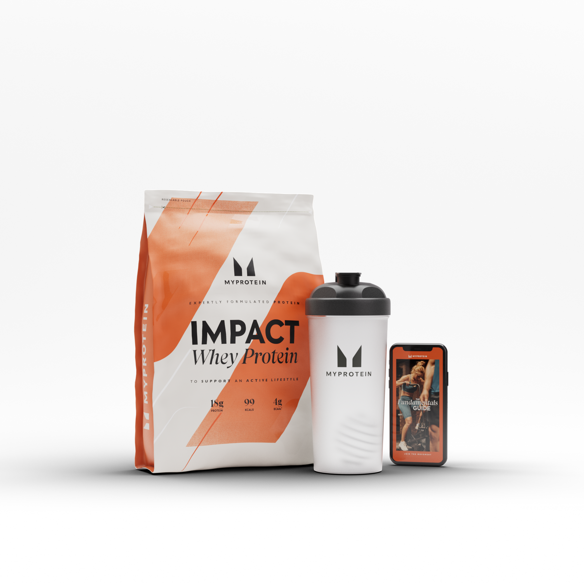 Impact Protein Bundle - 30servings - Shaker - Vanilla Image 1