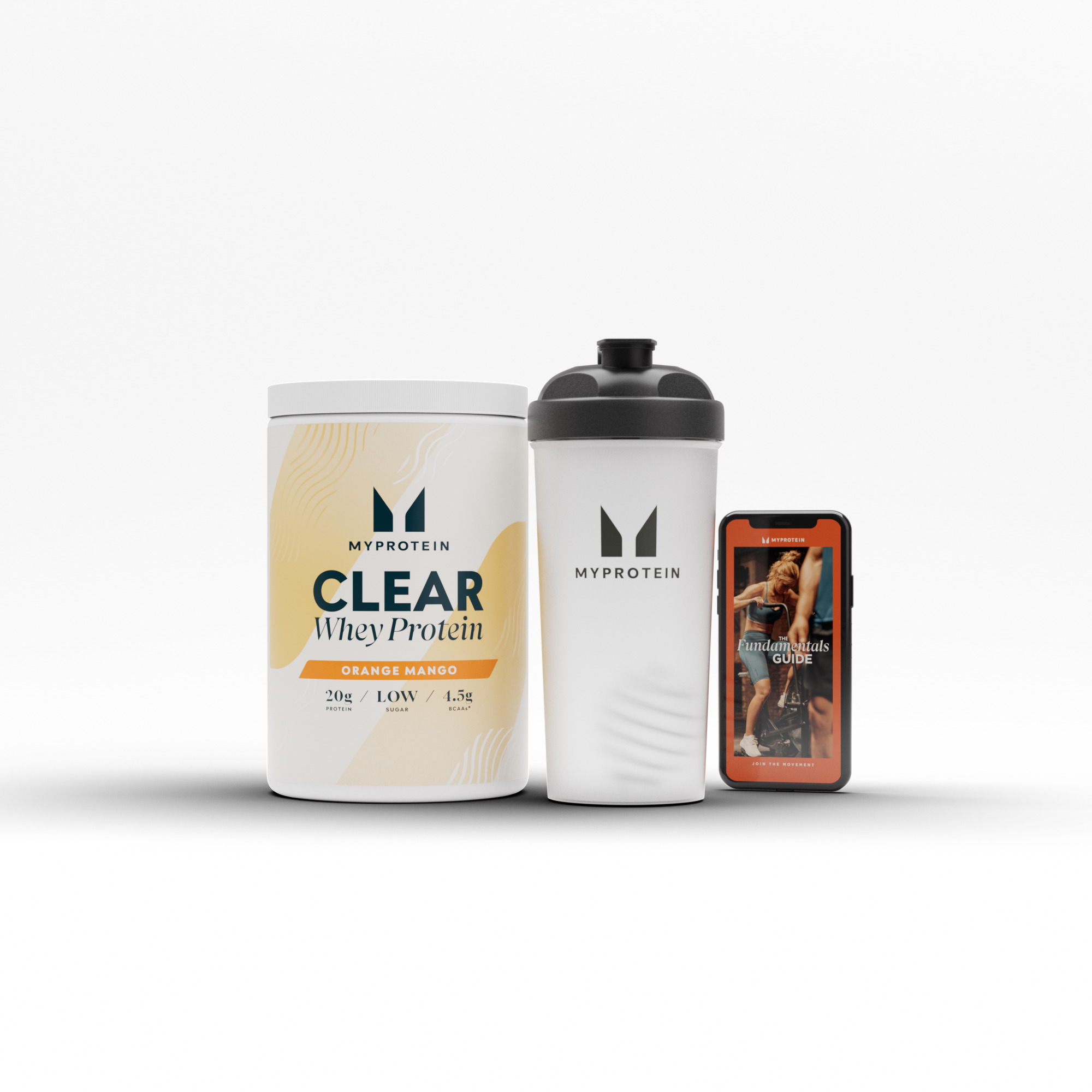 Clear Protein Bundle - Shaker - Orange Mango Image 1