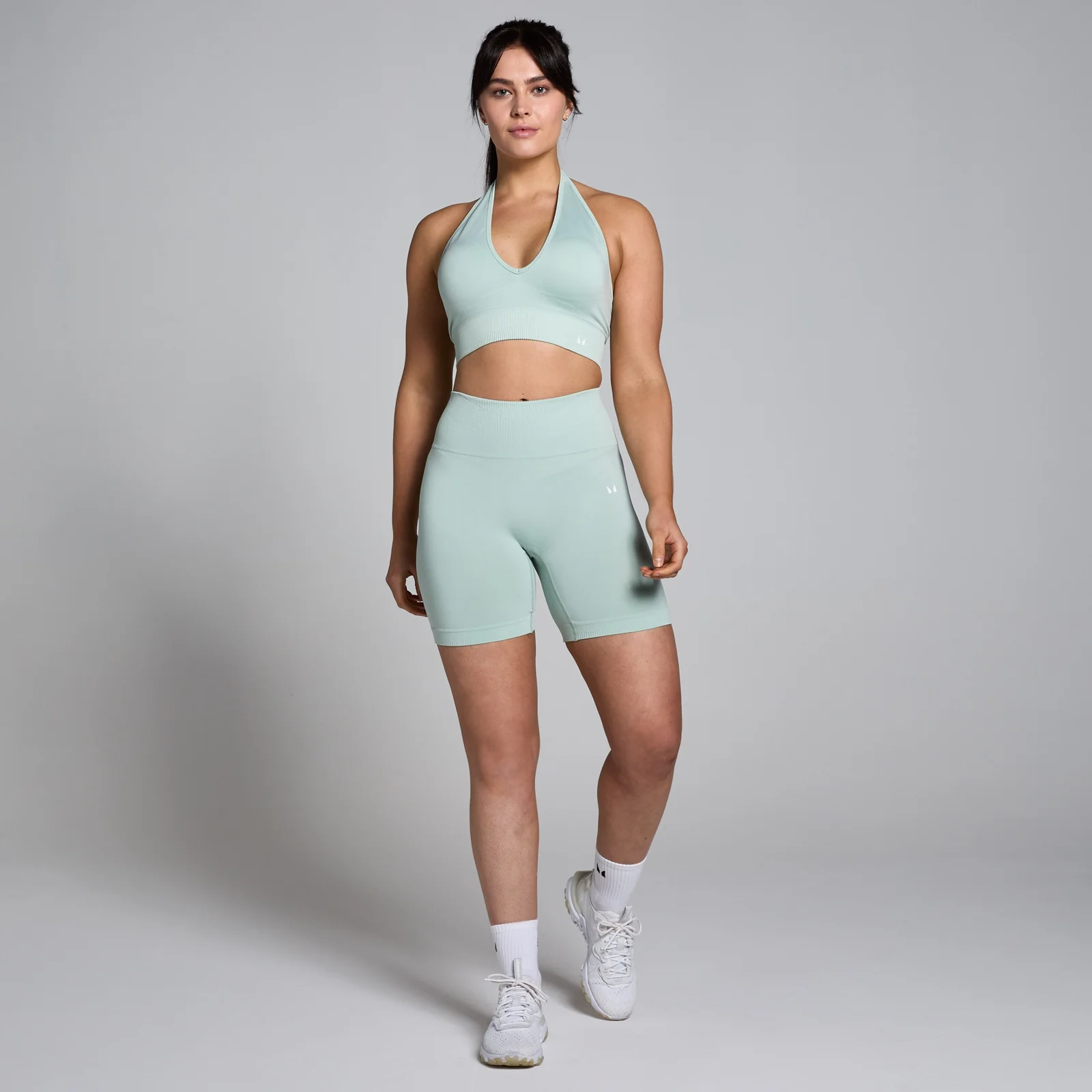 MP Women's Tempo Seamless Halter Neck Bra - Fresh Mint - XS Image 3