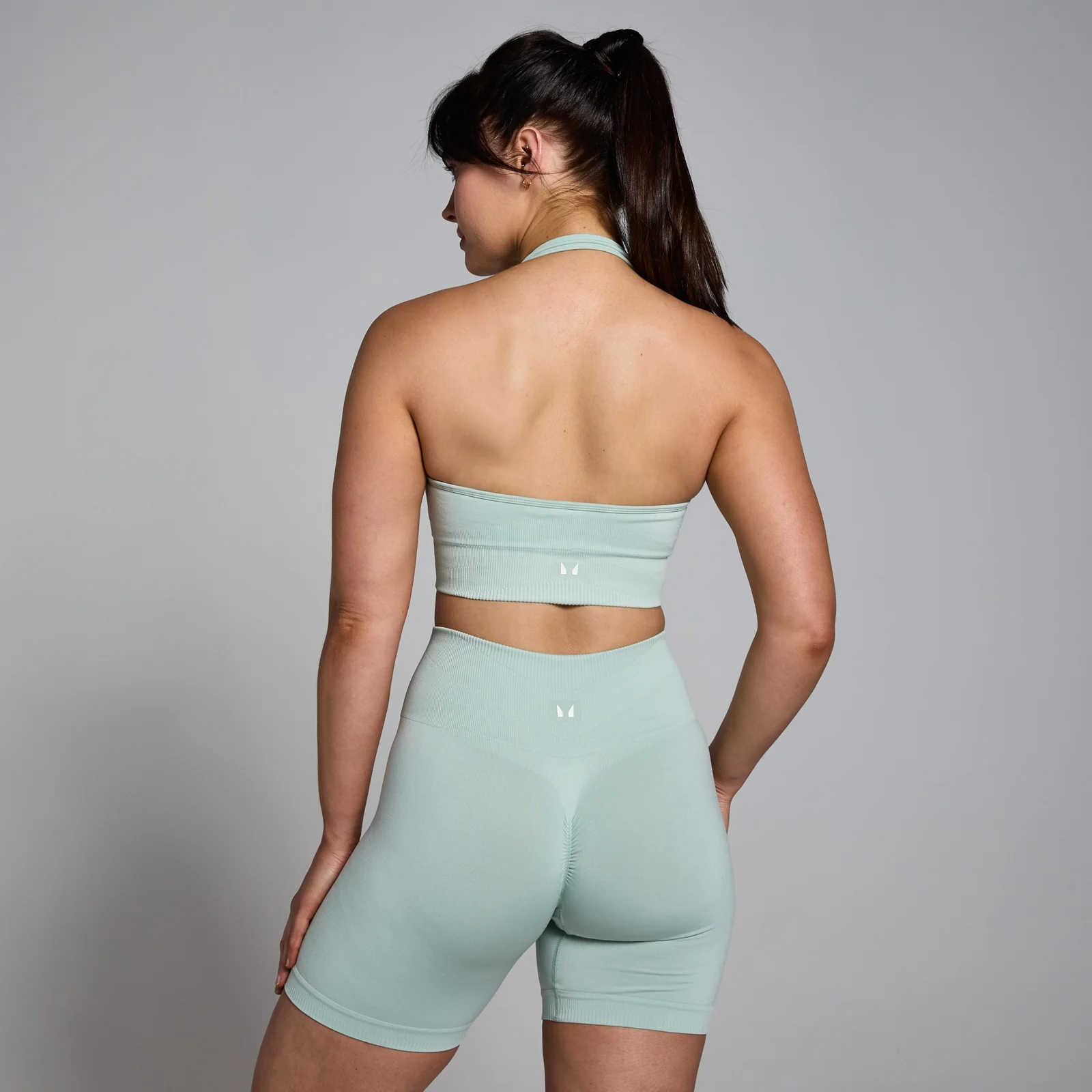 MP Women's Tempo Seamless Halter Neck Bra - Fresh Mint - XS Image 2