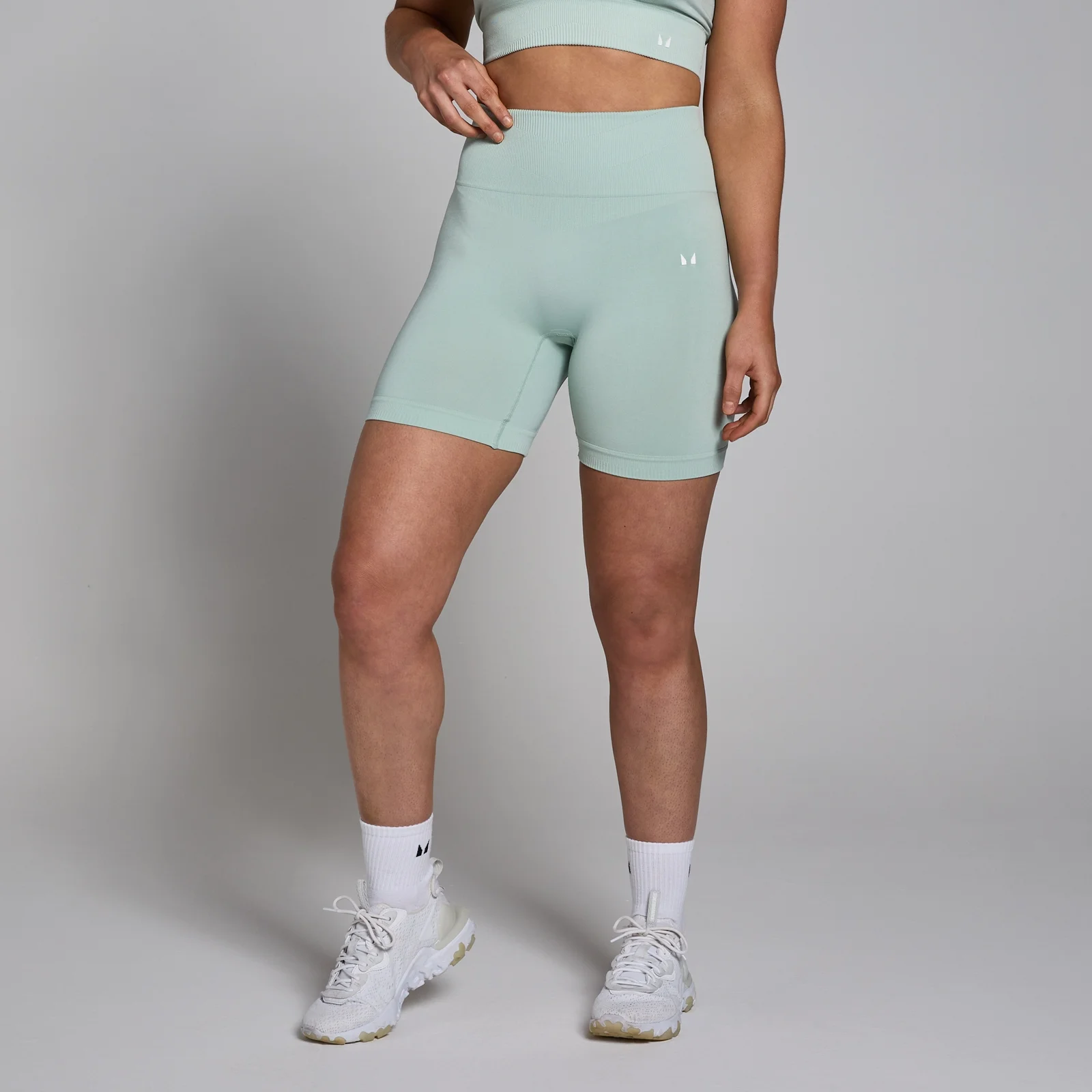 MP Women's Tempo Seamless Shorts - Fresh Mint - S Image 1