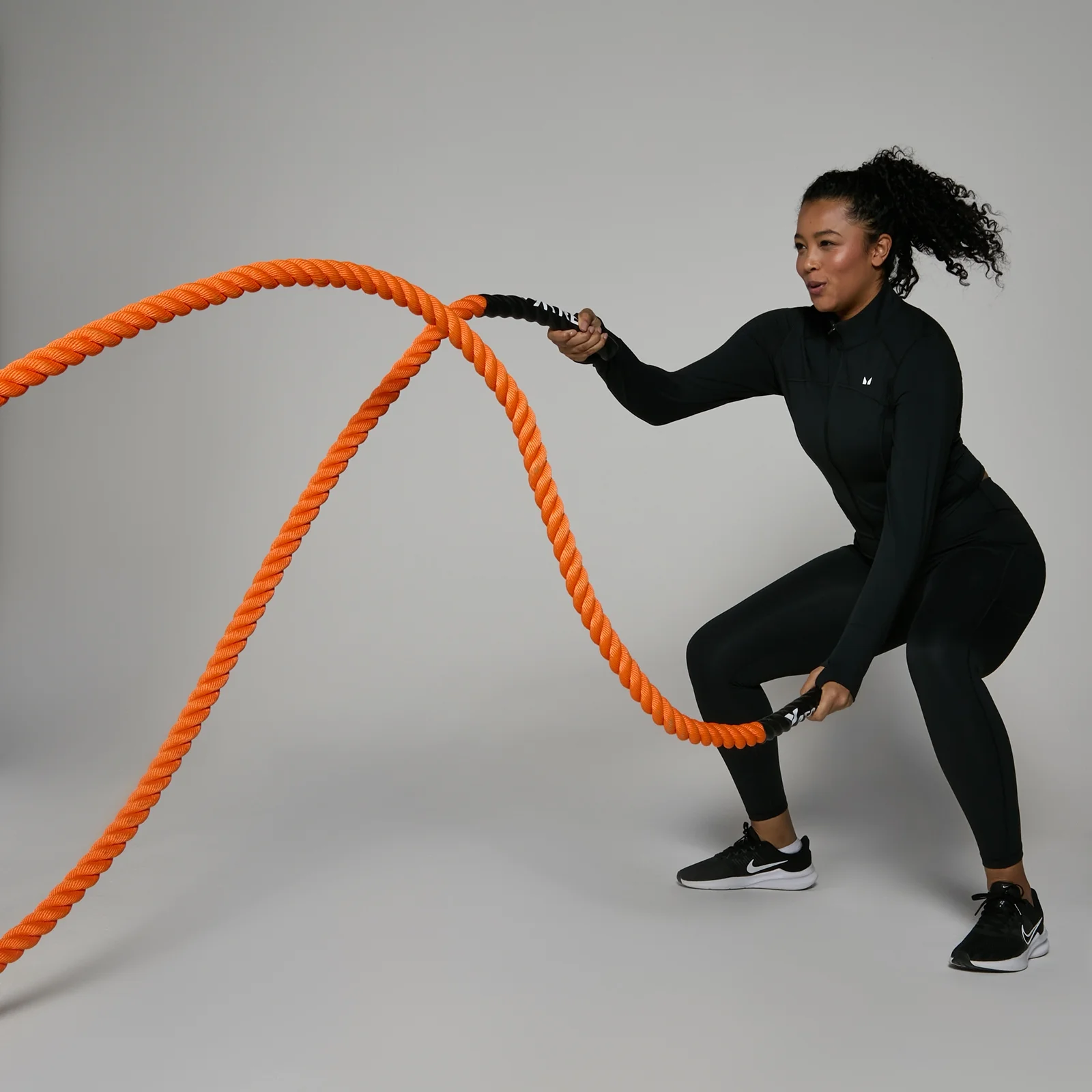 MP Women's Power Cropped Jacket - Black - XS Image 5