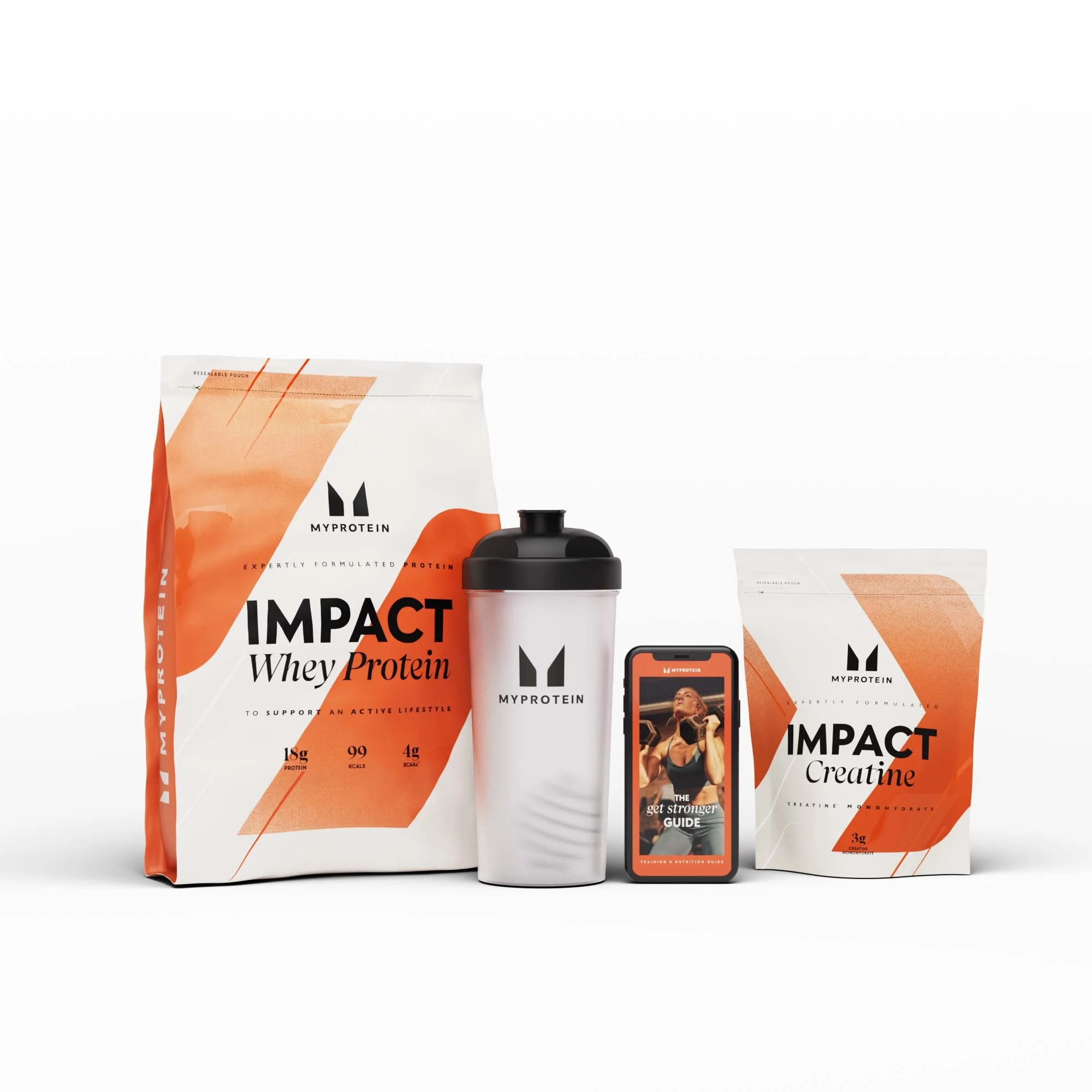 Get Stronger Bundle - Unflavoured - Unflavoured Image 1