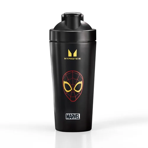 Myprotein Spiderman Recycled Metal shaker - Black